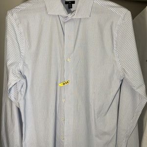 Express Men’s slim long sleeve button up shirt